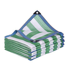 Senza marchio DANDAN Rete Ombreggiante Moda Villa Rete Ombreggiante Casa Fiore/Patio/Balcone/Rete Isolante per Piante Verde Bianco Quattro Linee Rinforzata (Size : 2 * 6m)