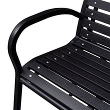 Xinglieu panchina da giardino con telaio in acciaio patio Outdoor Furniture