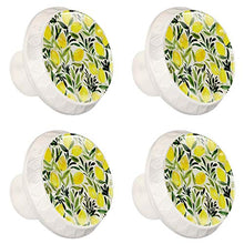 Agrumi Limone 4 PCS Pomelli per Porta, Pomolo per Mobile, Pomelli per Mobili con Viti, Maniglia per Armadietto, Pomelli per Porta, Pomelli per Cassetti per Porta, Armadio, Cassetto e Credenza