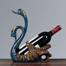 LHQ-HQ Bottiglia di Vino Wine Rack Rack casa Governo del Vino Soggiorno Wine Rack Creativa Swan Wine Rack Resina Wine Rack Decoration Decorazione del Regalo