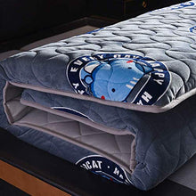 HKX Tappetino in Peluche Addensato, Materasso Futon Tappetino per Dormire sul Pavimento-D Matrimoniale Piccolo 120x200 cm (47x79 Pollici)