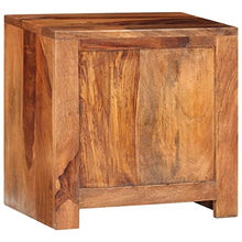 vidaXL Comodino in Legno Massello di Sheesham 1 Cassetto Tavolino Laterale