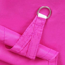 Tende da Sole, Triangolare Parasole Esterno Vele Parasole, Vela Ombreggiante, Protezione Raggi UV Vela Tenda, Impermeabile Vele Ombreggianti (3×4×5m,Rosa)