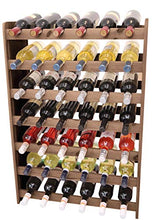 Len-Mar RW-3-42 - Portabottiglie in legno, per 42 bottiglie, colore: Marrone