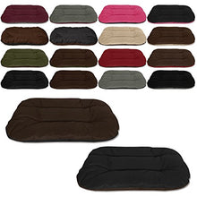 BedDog® 2 in 1 Letto per Cane Rex L Fino a XXXL, 9 Colori a Scelta, Cuscino, Divano, Cestino per Cane, Marrone/Nero L