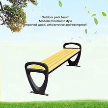 Panchina da Giardino panchina da Giardino, Sedia Lounge da terrazza con braccioli, Sedili da Cortile Resistenti alla corrosione con Struttura in Metallo, Adatto per Portico, Cortile, Piscina