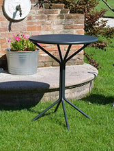 RD ITALIA Tavolo da Giardino Ø60 cm in Acciaio Quid D60 Antracite
