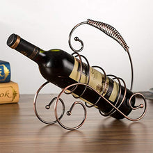 UPKOCH - Portabottiglie per bottiglie di vino, in ferro, stile retrò, per cucina, bar, banconi