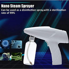 SXPC Spruzzatore per la disinfezione della Pistola a spruzzo a Vapore Nano a Luce Blu con Carica USB da 200 ml per Uso Domestico