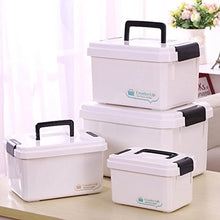 Dittzz 18L Scatola per Medicinali, 2 Strati Scatola di Medicina Contenitore per Medicinali di Emergenza Multifunzione Scatola Immagazzinaggio con Maniglia,34 x 26,5 x 20 cm