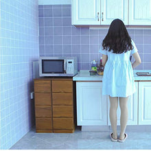TXXM, cassettiera con cuciture e cassetti, in legno massello, per bagno, cucina, colore: ciliegio, dimensioni: 30 cm