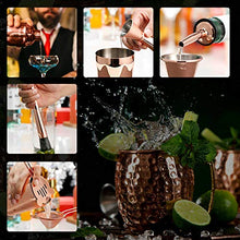 Wenzhihua Set di Miscelazione per Cocktail Set di Cocktail Shaker Set, 16pcs Bartender Kit per Miscelatore Vino Martini, Strumento di Barre in Acciaio InoxStrumento A Barre