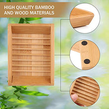 Rusee 2 Pezzi Portasapone,Porta Sapone in Legno,Portasapone in Legno Naturale Fatto a Mano,Scatola di Sapone per Sapone Spugne Bagno Doccia Cucina