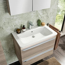 FACKELMANN - Set di mobili da bagno, 3 pezzi, colore: marrone chiaro