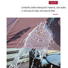 Generic002 Ombrellone da Esterno, ombrellone Appeso a Cantilever, ombrellone, Grande ombrellone con Protezione UV UPF 50+, per Patio Giardino Security Pavilion Ombrello Senza Base (Color : B)