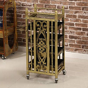 Carrello Mobile Multifunzionale, Carrello con Ripiani a 5 Strati, Carrello per Parrucchiere, Parrucchiere, Negozio di Barbiere, scaffale Mobile di Bellezza per tintura a caldoZHFZD