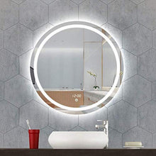 Specchio per Trucco da Parete Decorativo Rotondo a Specchio, Specchio cosmetico da Appendere Creativo Bagno e Soggiorno