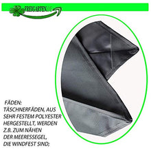 fregaren.de Tetto di ricambio per gazebo Grill 2.4 [m] x 1.5 [m] metro sabbia anticato, gazebo impermeabile, materiale: Panama PCV Soft 370 g/m², modello 11 (antracite)