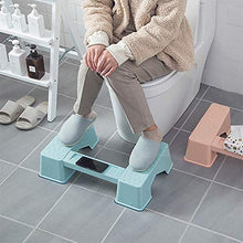 YIONGA CAIJINJIN Sgabello da Toilette Sgabello di plastica Sgabello Adatto a Tutti i Servizi igienici e Bagno Sgabello igienica Staccabile più Spesso risparmia Spazio in Bagno a
