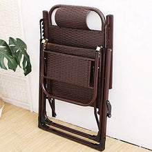 Soul Case Sedia di Vimini Marrone, Poltrona reclinabile a gravità Zero Air Comfort, Sedia da Spiaggia, Sedia da Esterno Pieghevole Imbottita - per Esterno, Campeggio, Giardino, Patio, Prato