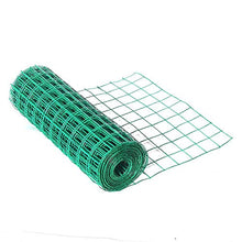 LSXIAO Giardino Recinzione Rotolo di Rete, Verde Rivestito in Vinile Panno Hardware, 6x6cm Apertura Quadrata Flessibile Facile da Tagliare per Gli Stagni, Frutteti, Alberi
