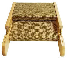 BZEDZ Sedia da Pavimento con materassino per Tatami, Materiali Pieghevoli in bambù in Stile Giapponese, Sedia per Finestra Galleggiante-E