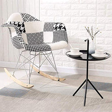 KaidanAdult Siesta Rocking Chair Sedia a Dondolo - Moderna Sedia a Dondolo Minimalista, Materiale Ecologico Confortevole e Traspirante Non Facile da deformare, 63x75cm