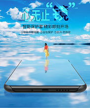 Nadoli Custodia per Samsung Galaxy A52,Chiaro Specchio Stand Protezione Libro Portafoglio Cover Custodia in Pelle Difficile PC Copertura,Argento