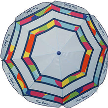 Pierre Cardin L.Medusa C. OMBREL. COT. Ø200 P.Acc, Ombrellone da Mare Spiaggia girardino, Fantasia Medusa Blu, 200x200, Taglia Unica
