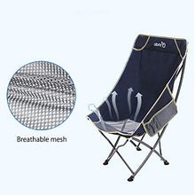 DYCLE Reclinabile Pieghevole Sedie a Sdraio Sedia Portatile da Pesca da Campeggio da Esterno Ergonomico Traspirante Confortevole Sedia Relax