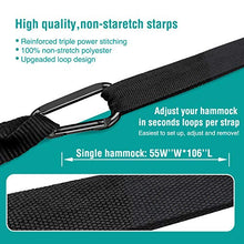 Amaca da Campeggio Giardino, Massima Portatile Nylon da Paracadute per Trekking all'aperto Amaca da Viaggio Esterno Amaca da Giardino Sospesa Interni Capacità di Carico 450lb