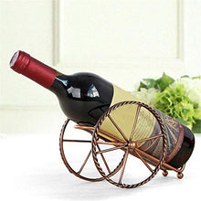 GYJZZW Decoration Crafts Sculpture Statue Espositore per Portabottiglie da Vino in Metallo con Decorazione Creativa Europea