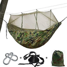 LHAHGLY Hammock 1-2 Persone Ultralight Paracadute Net Hammock Swing Zanzara Viaggio Portatile da Viaggio Giardino Portatile con Il Trasporto hamac avec Support