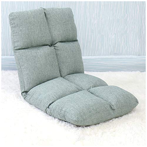 MeiMei Divano Lazy Pieghevole Singolo Piccolo Divano Camera da Letto Soggiorno Studio Piano Biancheria 8 Grid casa Divano (Color : Grass Green)