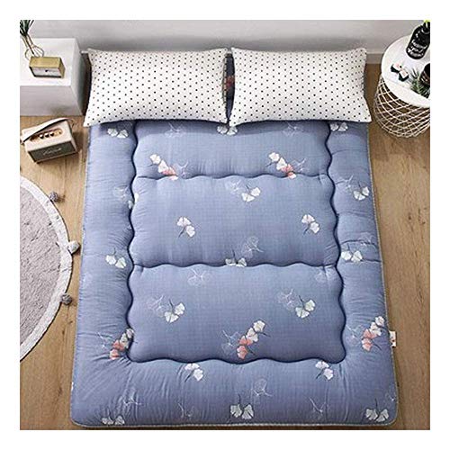 Materasso Giapponese in Cotone Materassino Pieghevole Materasso Morbido Futon Addensato Per Casa Campeggio Yoga Tappetino Tatami,A-90x200cm/35x79inch