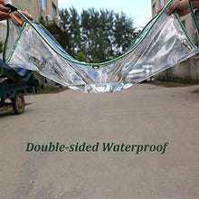 CXF Trasparente Ispessimento Antipioggia Panno di Plastica 100% Impermeabile, Occhielli, All'aperto, Cortile, Copertura Vegetale, Formato può Essere Adattato, (Size : 1.4x1.7m)