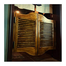GDMING Porte A Battente Cafe Doors Cerniere Incluse retrò Porta del Salone Interno/All'aperto Chiusura Automatica Entrata Porta Bar Legno Massiccio, Personalizzabile