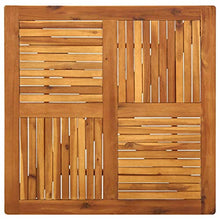 FAMIROSA Tavolo da Giardino 85x85x75 cm in Legno Massello di Acacia