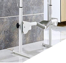 GYCS Corrimano per WC in Lega di Alluminio per Bagno, Adatto a Persone con Mobilità ridotta Accessibilità Bracciolo per WC, Telaio ausiliario per WC Antiscivolo di Sicurezza