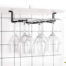 Portabicchieri da vino, Porta calici sotto l'armadio Portabottiglie Portabottiglie Portabottiglie da vino appeso Champagne(holds 6 glasses)