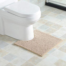 Wearable Carpet Set da bagno in due pezzi rettangolare a forma di U Tappetino da bagno lavabile per bagno per soggiorno(Camel)