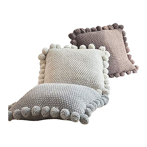 JKHOIUH Osmanthus Di Colore Solido Di Stile Nordico Che Gioca La Sfera Del Cuscino Della Sfera Della Camera Da Letto Cuscini Creativi Del Sofà Domestico Del Cuscino Della Baia Di Bay Rimovibile E Lava