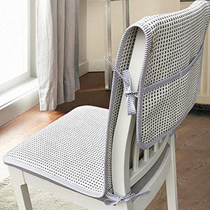 XHNXHN Set di Cuscini per sedili Lunghi e Profondi, griglia Cuscini per sedie Monopezzo Cuscini per sedie da Tavolo da Pranzo congiunti Cuscini per sedie per Interni per Esterni Decorazioni per la