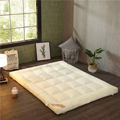 Bove Giapponese Materasso da Terra Materasso Futon, Tatami Tappetino per Dormitorio Trapuntato per Studenti Materasso Pieghevole Topper-C-150x200cm(59x79inch)