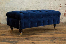 JVmoebel - Sgabello di lusso Chesterfield, seduta in tessuto relax, divano