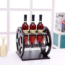 ZGQA-GQA Vino di Legno Bottiglia Wine Rack mensola del Supporto del Vino Rosso Bagagli