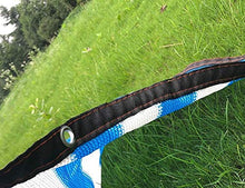 Paralume A Strisce Blu E Bianche, Copertura per Piante A Rete Solare Resistente Ai Raggi UV al 95%, Perfetta per Il Patio da Giardino All'aperto (Dimensioni : 3X5m)