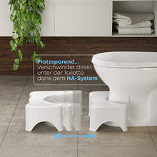Abrush Sgabello per WC (bianco) per il bagno, per un intestino sano e una sedia solubile – aiuta a prevenire intasamenti, emorroidi e gonfiori, per adulti e bambini – sgabello per WC