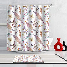 LIYAN Combinazione Bagno. Immagini Chiare E Colori Vivaci Rendono Il Tuo Bagno Pieno di Vita. Accessori da Bagno. Foglie Cadenti. Fiori.