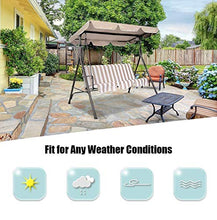 SXMY Tettuccio di Ricambio Universale per Dondolo da Giardino, Copertura per Soffitto Battente Cortile Esterno,001,114 x 168 cm